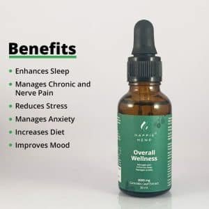 Happie Hemp Overall Wellness Cannabis Leaf Extract 3000mg