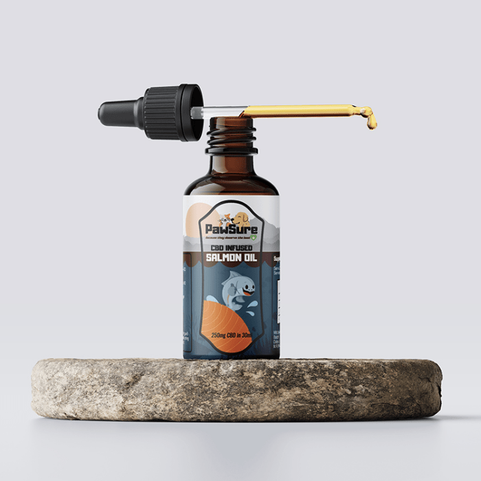 Pawsure CBD Infused Salmon Oil for Pets