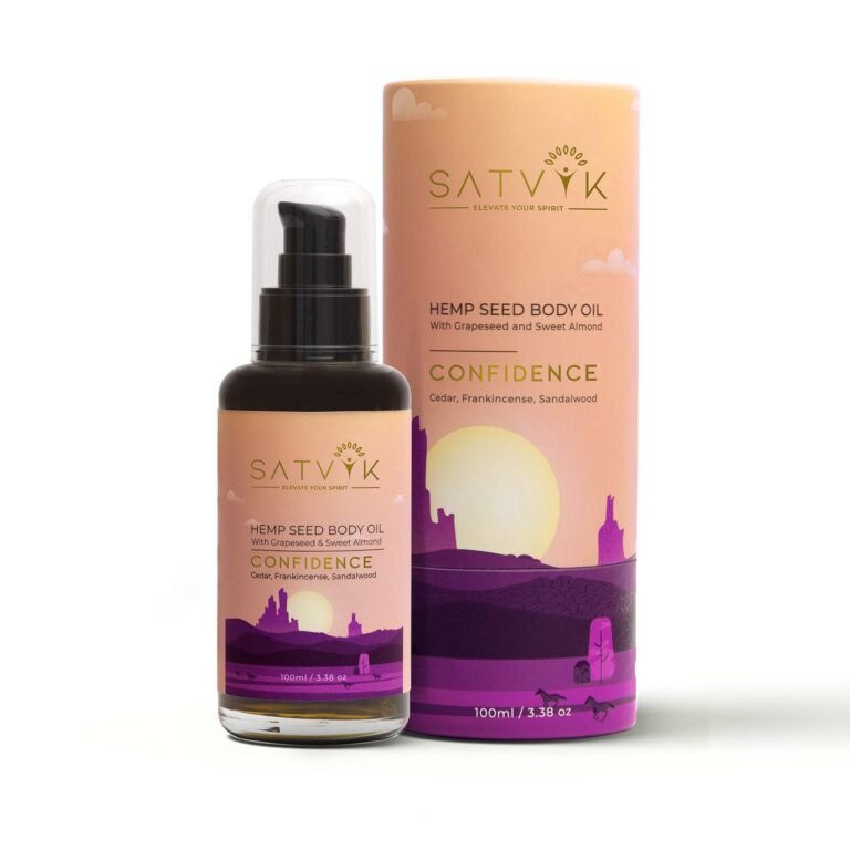Satvik CONFIDENCE – Hemp Seed Face and Body Oil