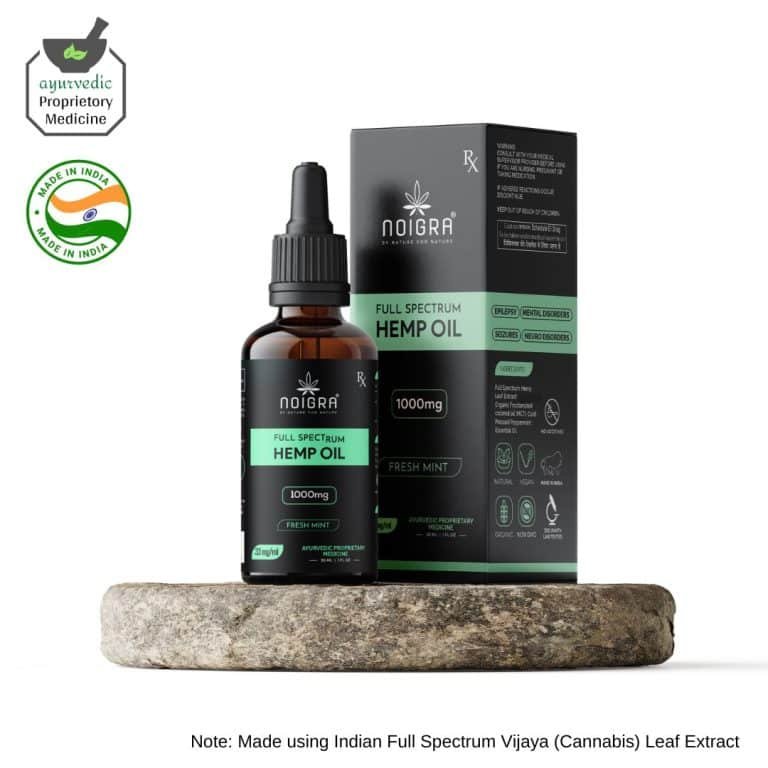 Noigra CBD OIL 1000mg Full Spectrum – Fresh Mint