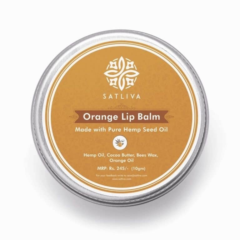 Satliva Orange Lip Balm