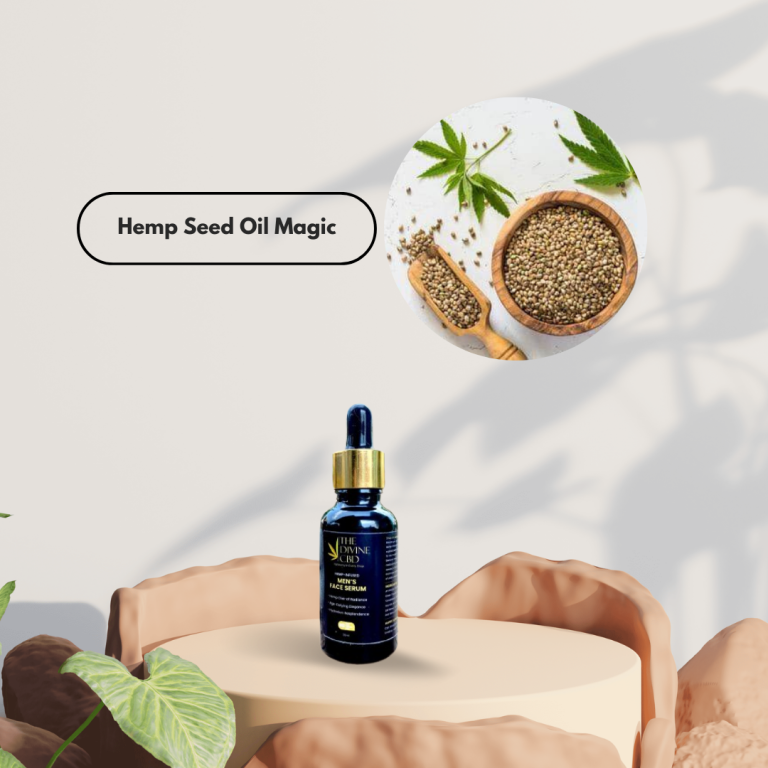 The Divine CBD Hemp-Infused Men's Face Serum