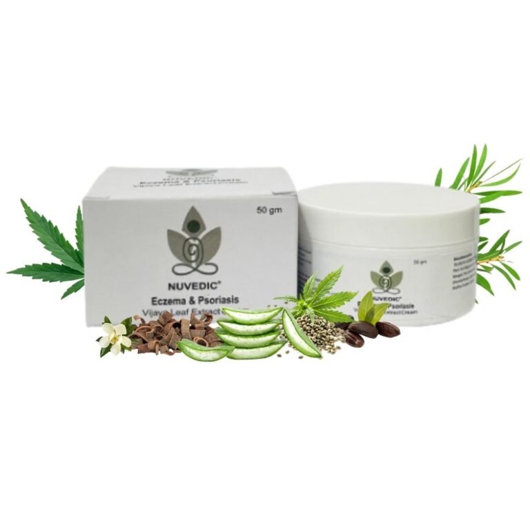 Nuvedic Eczema & Psoriasis Vijaya Leaf Extract Cream