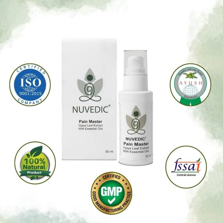 Nuvedic Pain Master Vijaya Leaf Extract With Essential Oils 50ml
